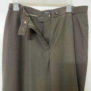 Green womens BURBERRY trousers size 14/12